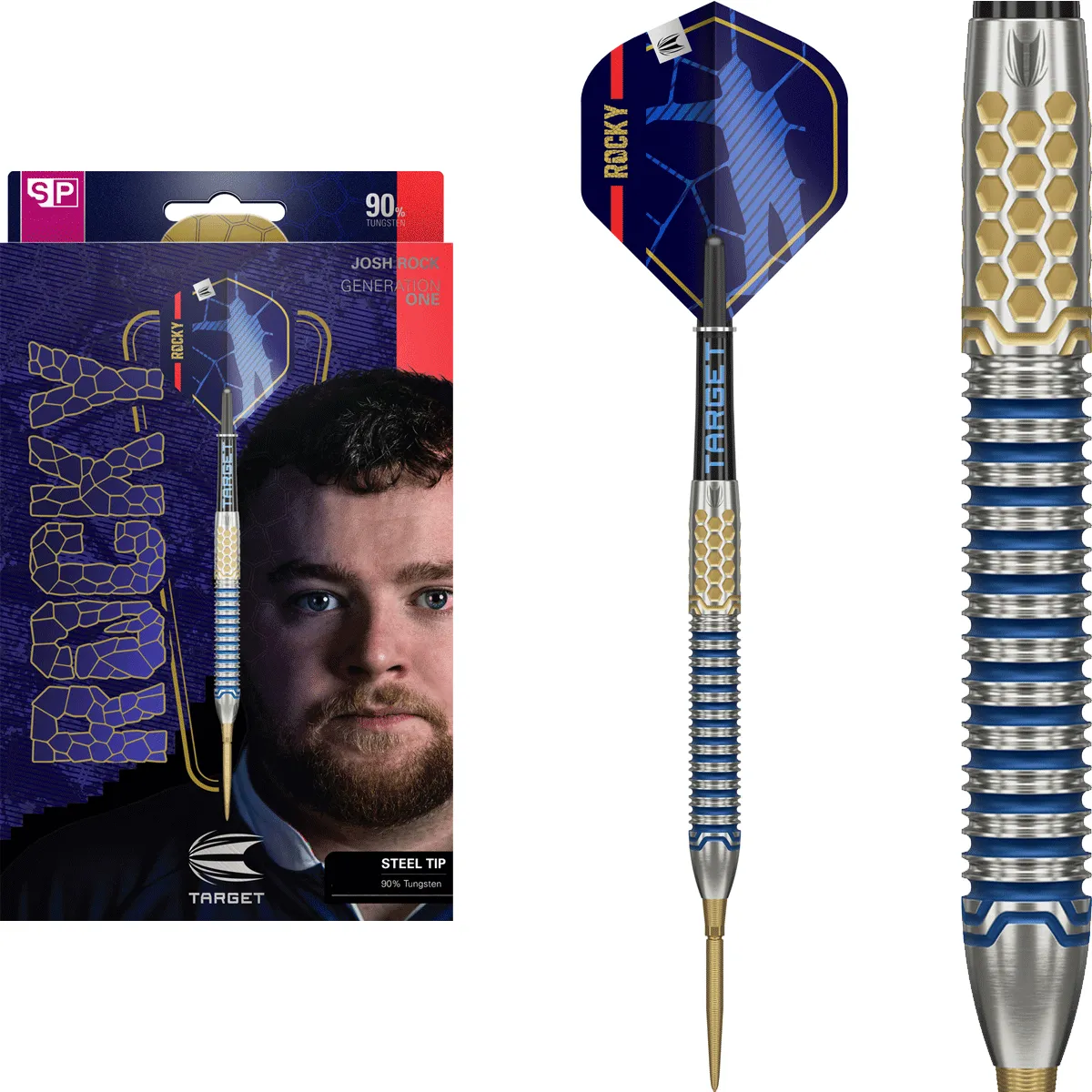 Target Josh Rock G1 90% Swiss Point Steeldarts Target Josh Rock G1 90% Swiss Point Steeldarts