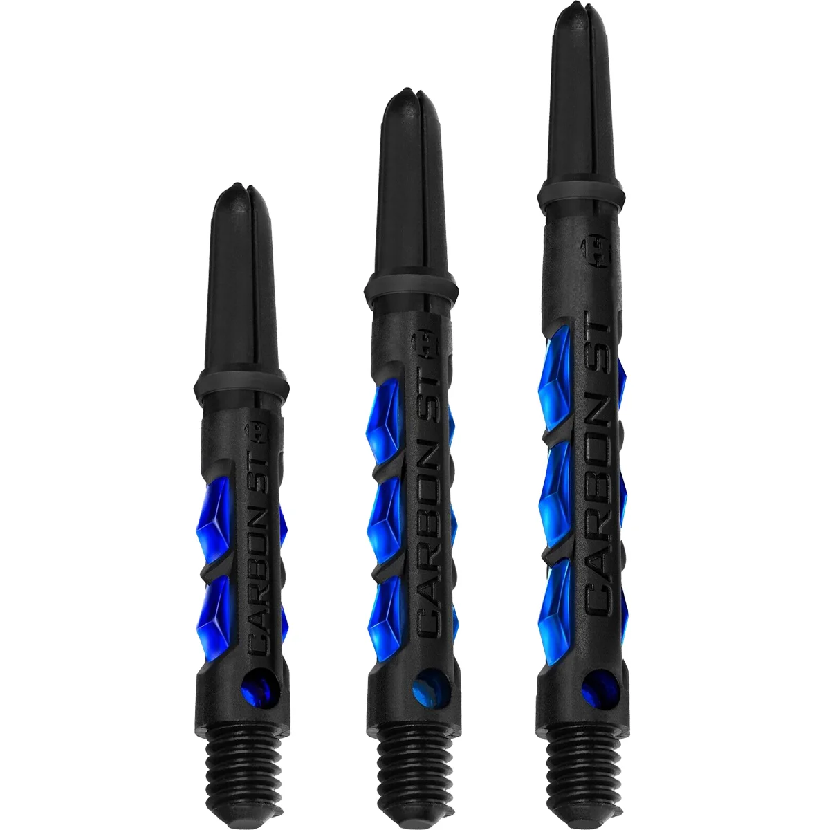 Harrows Carbon ST Shafts in Blau aus Carbon-Composite mit aerodynamischem Profil und 2BA Gewinde