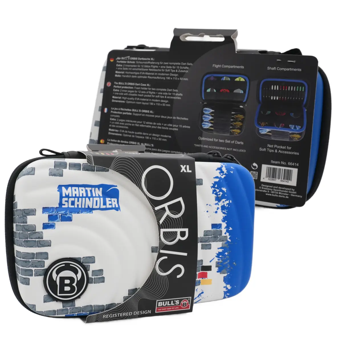 Bull's Orbis XL Dartcase Martin Schindler Edition in Originalverpackung