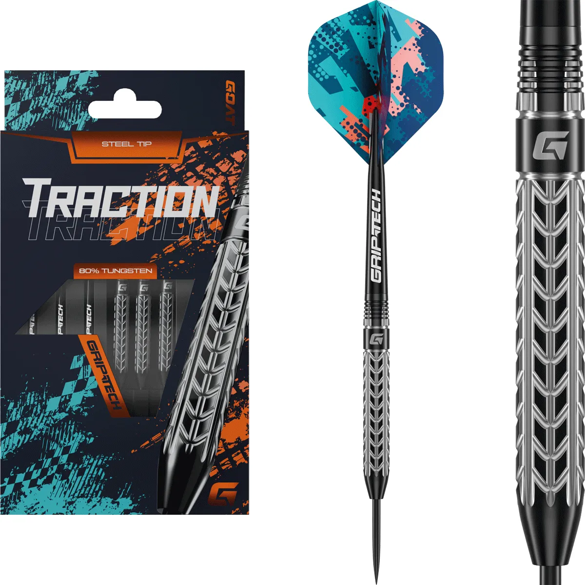 GOAT Traction 80% Tungsten Steeldarts GOAT Traction 80% Tungsten Steeldarts