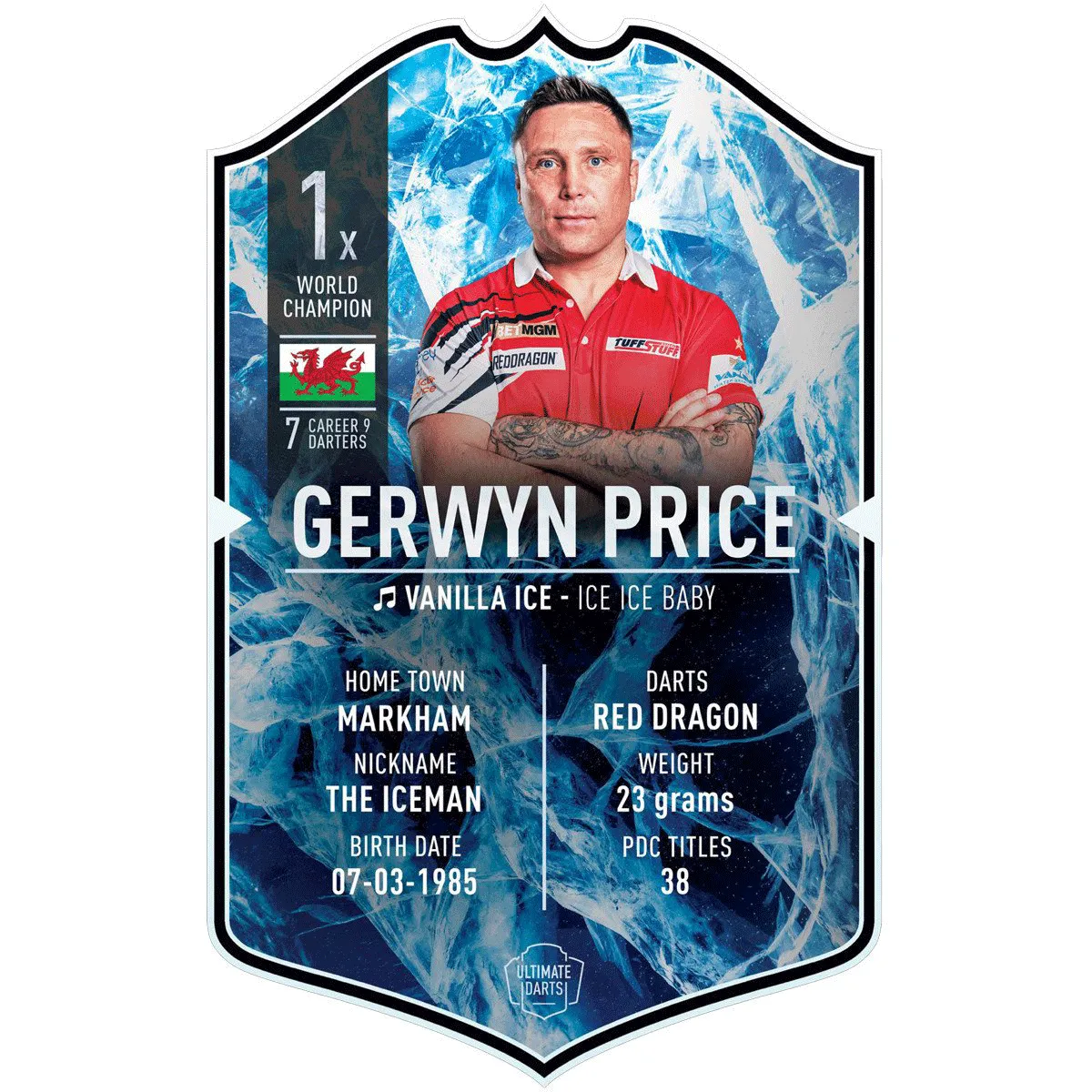 Gerwyn Price - Ultimate Darts Card Gerwyn Price - Ultimate Darts Card
