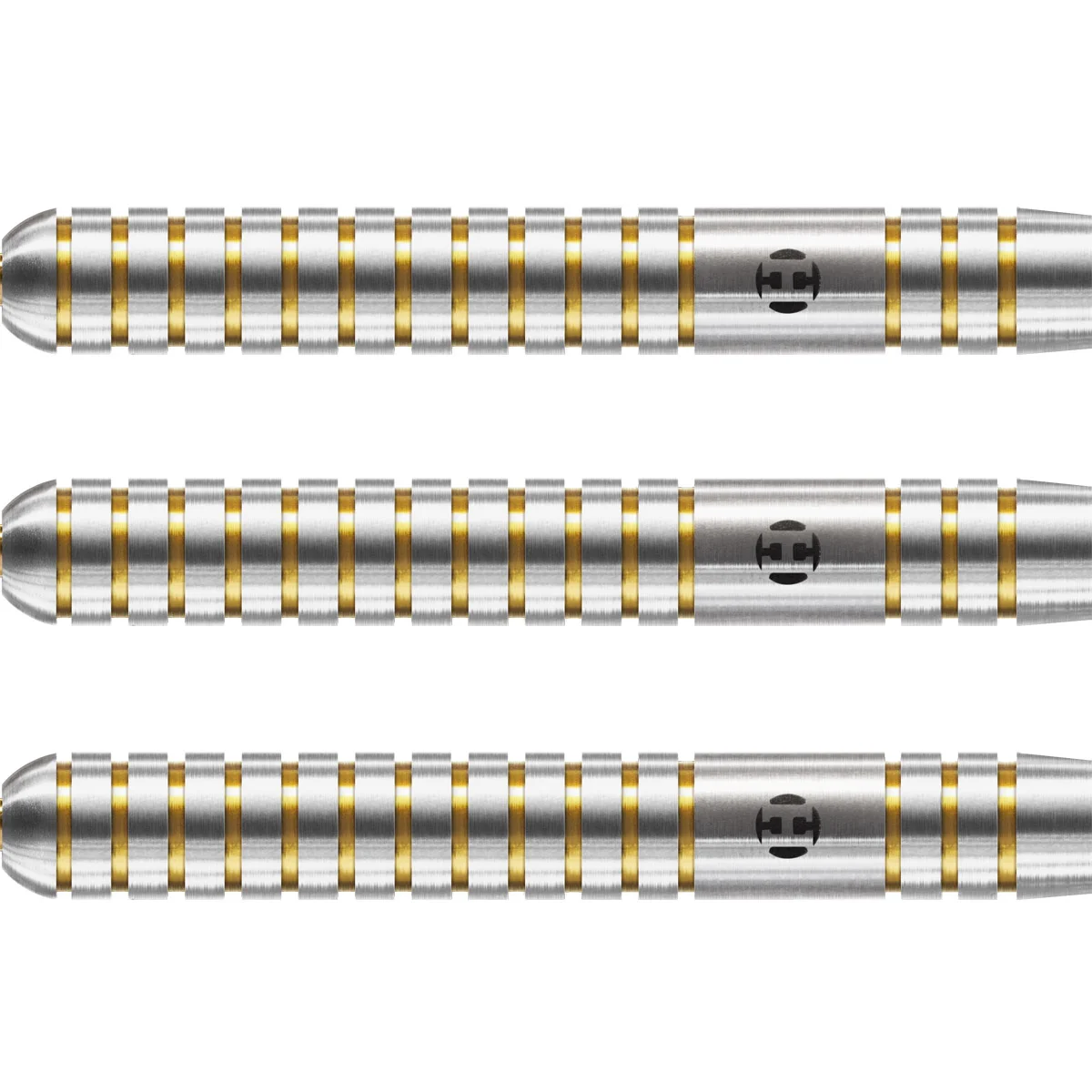 Harrows The Original Steeldarts – Barrel-Details mit goldenen Ringschnitten