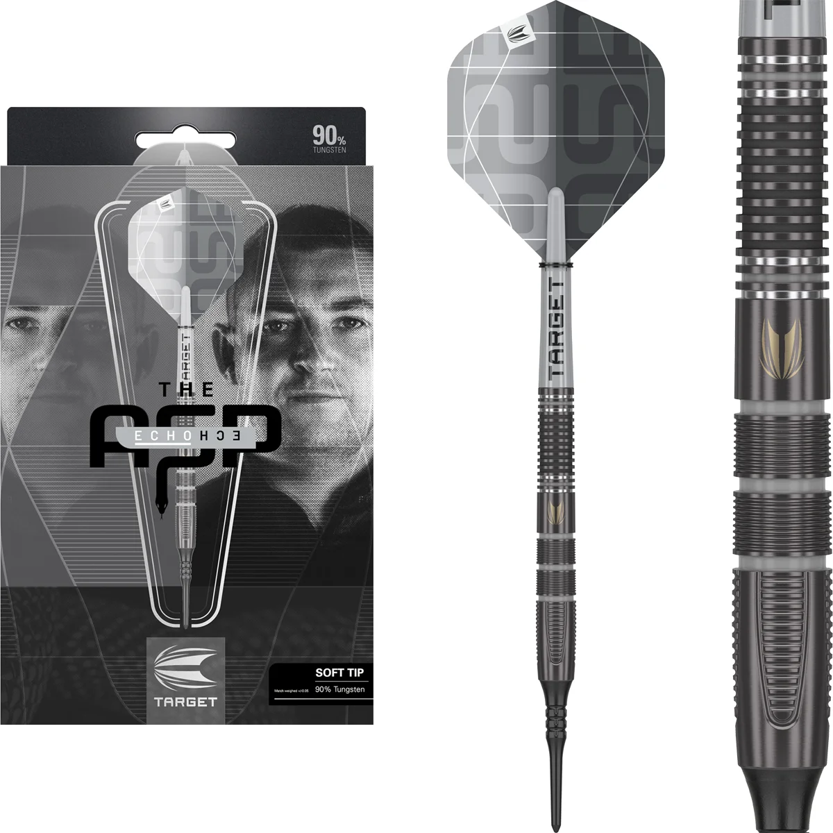 Target Nathan Aspinall X Echo Softdarts 18g Komplettset mit Flights und Shafts