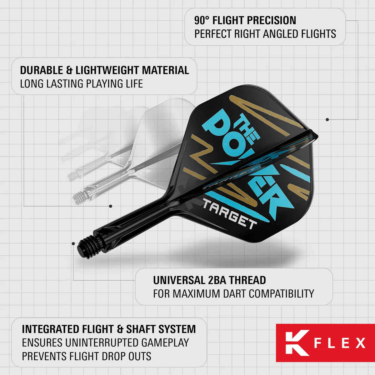 Target Phil Taylor K-Flex Flights Beschreibung