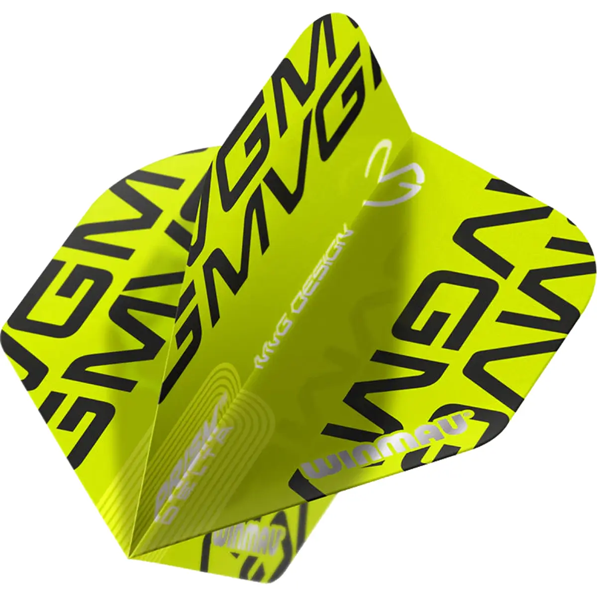 MVG Delta Flight grün – aufgeklappt (No2) Michael van Gerwen Winmau Delta Flight grün – aufgeklappt, dynamische Ansicht, Standard No2