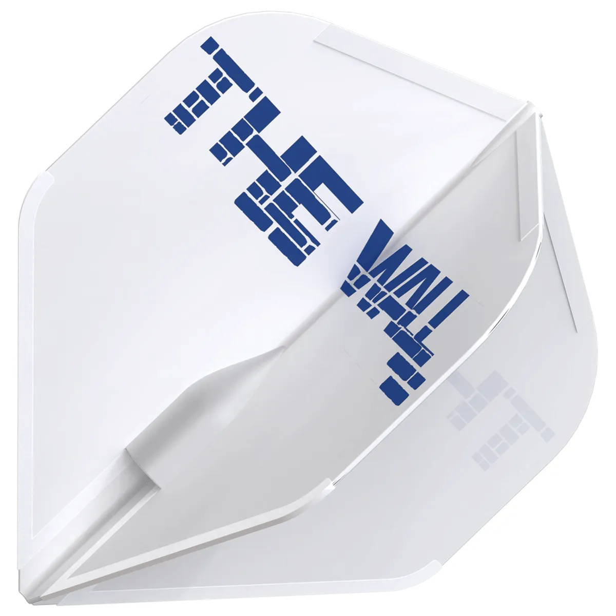 Bull’s L-Style Martin Schindler L1 EZ Flights Weiß – Detailansicht des fixierten 90 Grad Systems