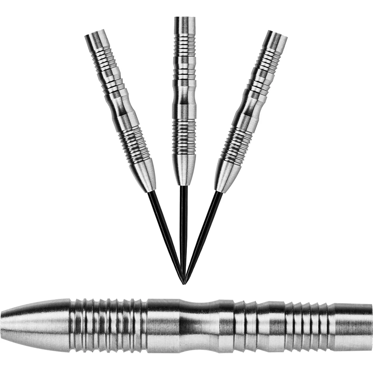 Karella ProLine PL05 Steeldart Barrels – 80 % Tungsten, 22 g, mit Stahlspitzen Karella ProLine PL05 Steeldart Barrels 80 % Tungsten – Set mit 22 g Barrels und scharfen Stahlspitzen