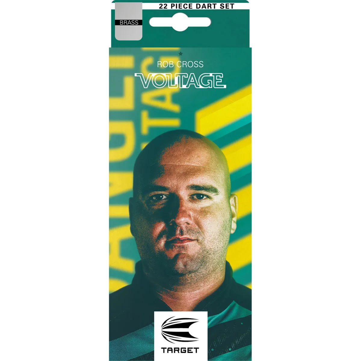 Originalverpackung Target Rob Cross Brass Steeldarts 22g Voltage