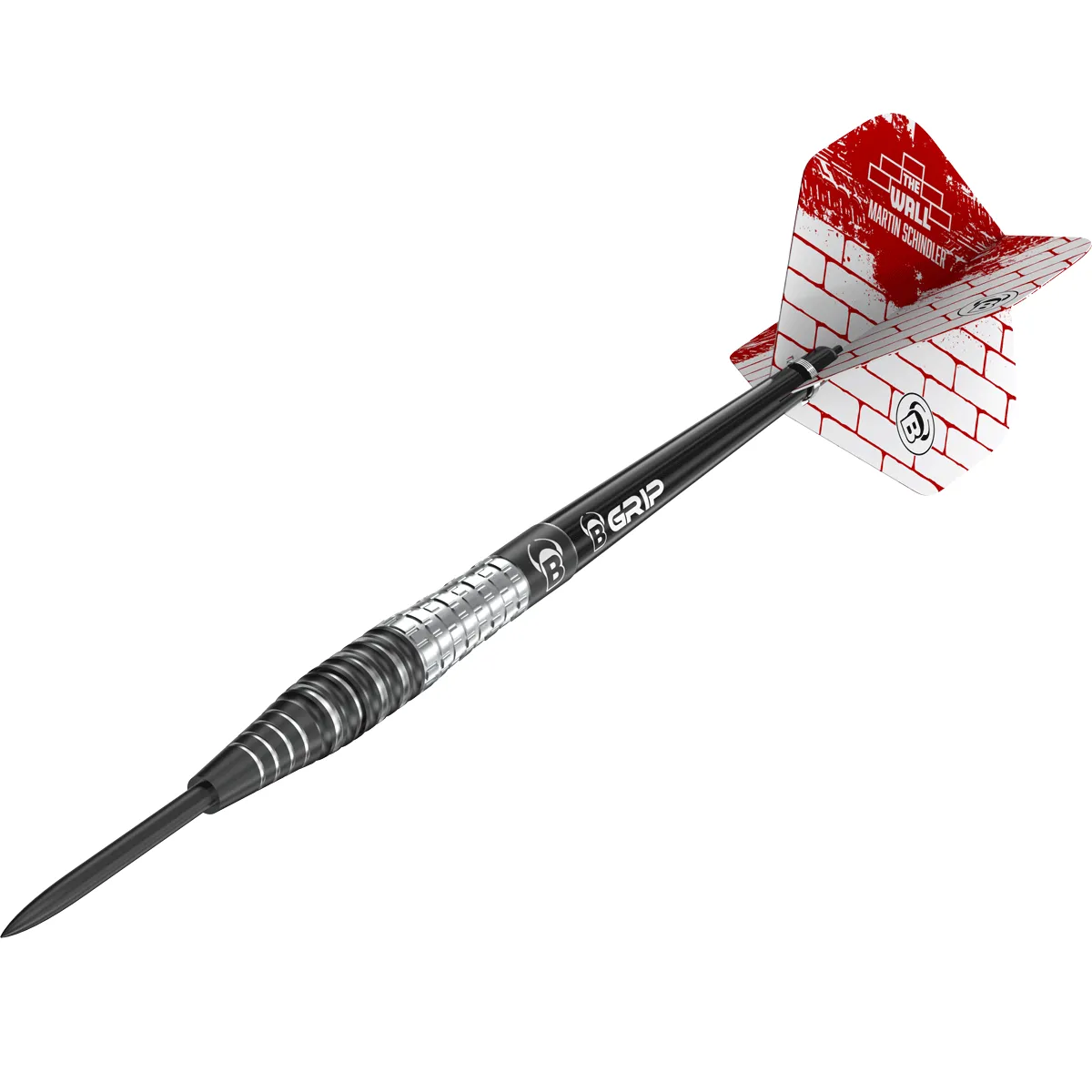 Bull’s Martin Schindler Original Generation 3 Steeldart in Flugansicht