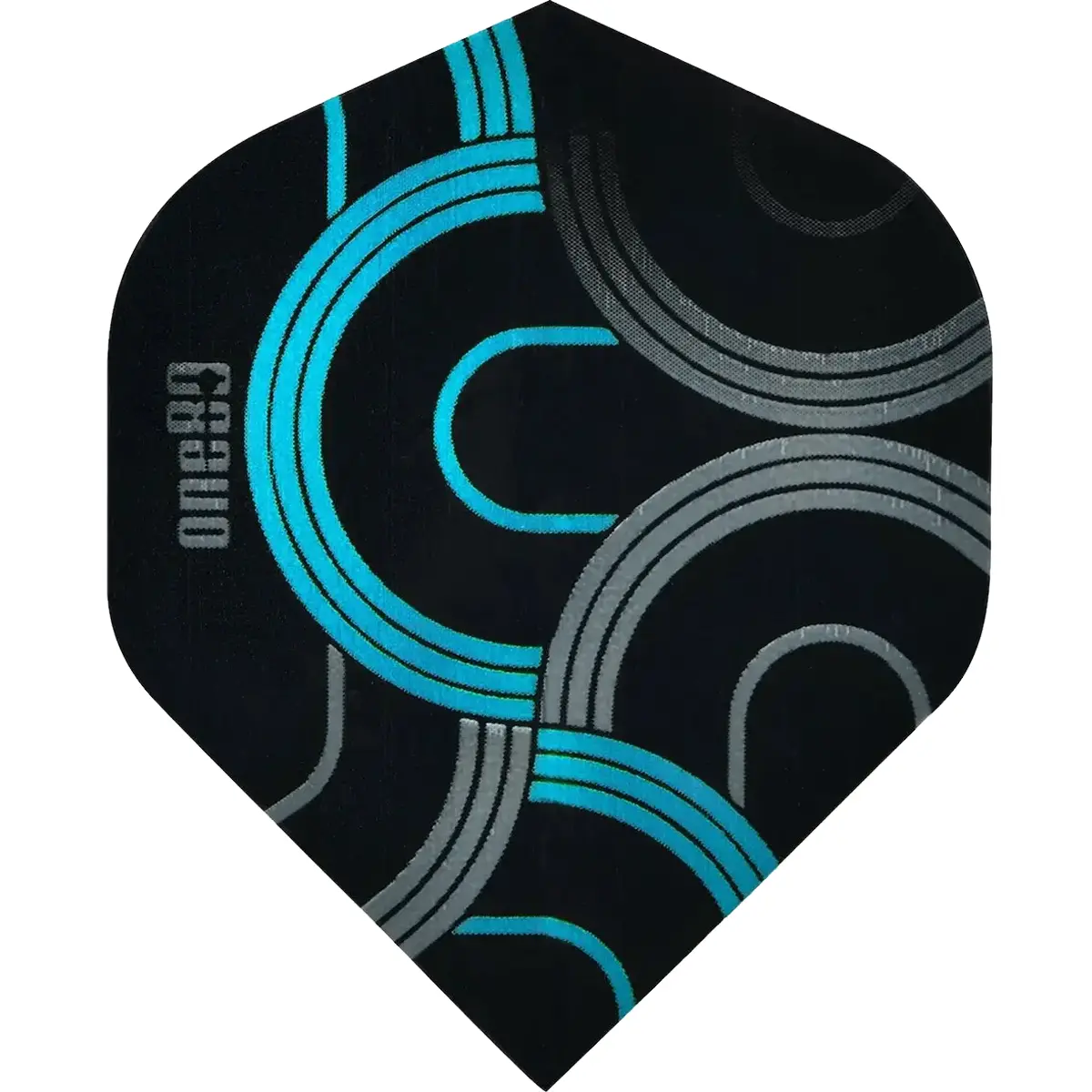 one80 circult flights aqua standard no2 einzelner dart flight